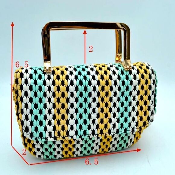 Cute Woven Mini Satchel - Picture 7 of 8